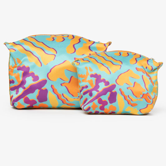 Neon Orchid Nights Sateen Carryall