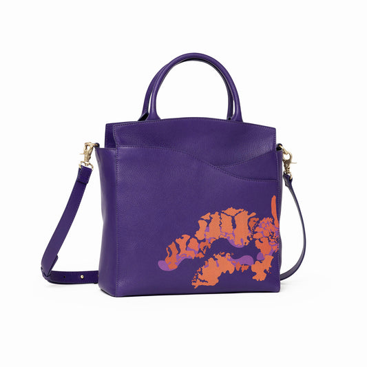 Orchids and Dragons on a Tote